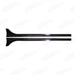 For 2022-2024 Honda Civic Side Skirts Extension Body Kit (Gloss Black/Red Stripe) - Image 11