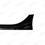 For 2022-2024 Honda Civic Side Skirts Extension Body Kit (Gloss Black/Red Stripe) - Image 12