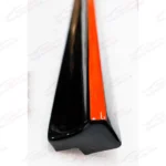 For 2022-2024 Honda Civic Side Skirts Extension Body Kit (Gloss Black/Red Stripe) - Image 8