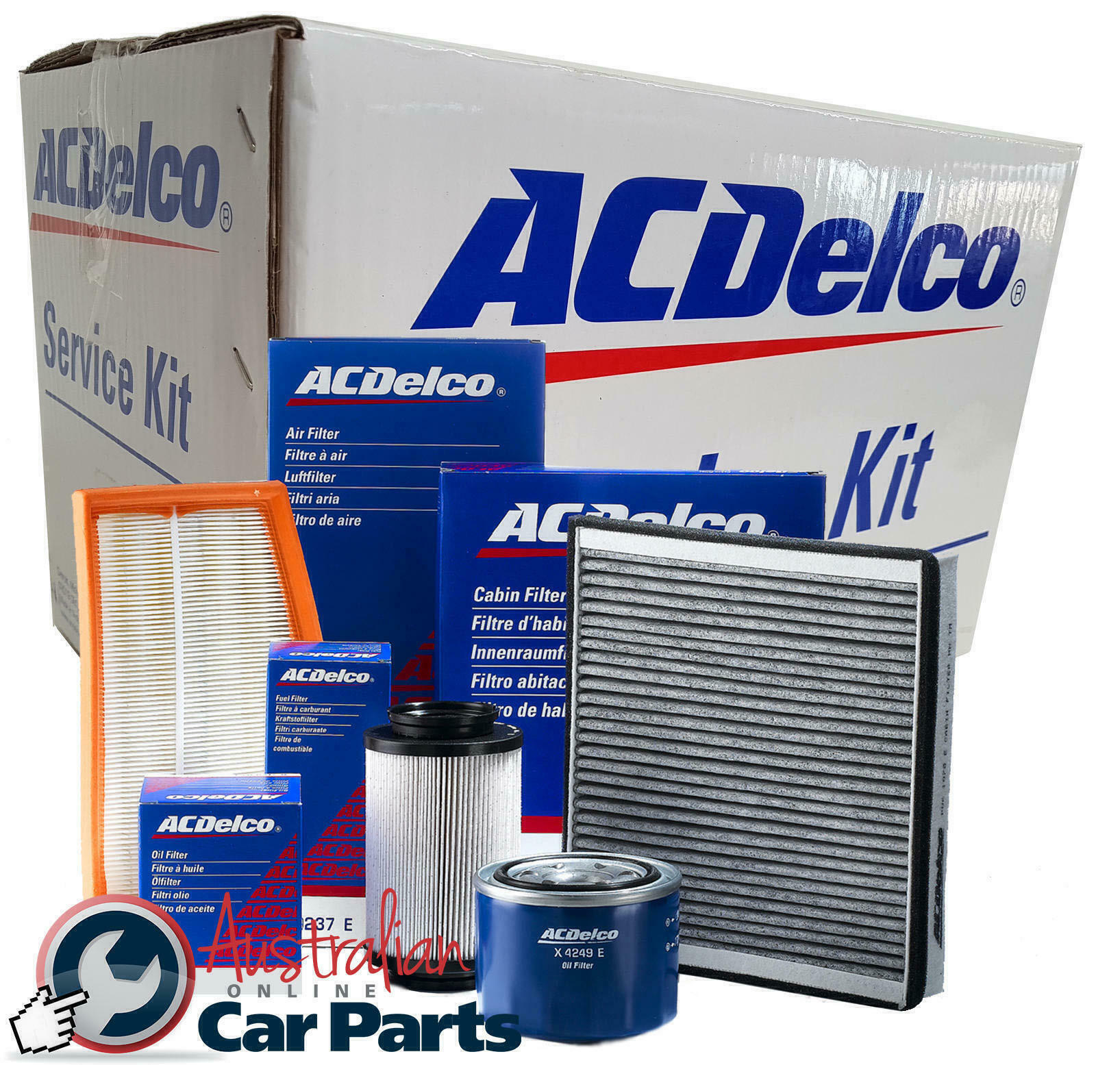 19281944.jpg Oil Air Fuel Filter Service Kit AcDelco ACK35 For Toyota Landcruiser Prado, GDJ150, 2.8 D-4D (GDJ150_, GDJ155_, GDJ150) 06/15-on - Image 1