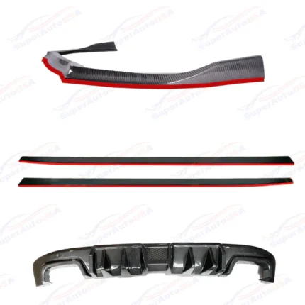 Full Body Kit Set - Carbon Fiber Print / Gloss Black| Fits Subaru WRX (2015-2021 )