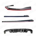 Full Body Kit Set - Carbon Fiber Print / Gloss Black| Fits Subaru WRX (2015-2021 ) - Image 10