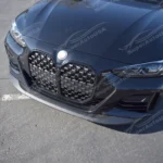 Fits 2021-2024 BMW G22/G23 430i/M440i MP Style Carbon Fiber Print Front Lip Spoiler - Image 6