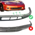Fits 05-13 Chevy Corvette C6 OE Z06 Style Front Bumper Lower Splitter Lip - Image 4