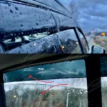 Fit 2009-2014 Acura TSX Chrome Trim Vent Window Rain Visors Wind Guards Shade Sun Deflectors - Image 7