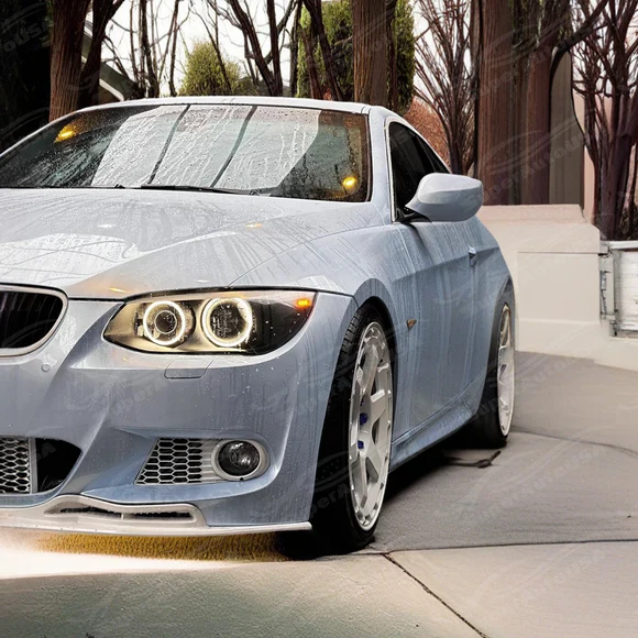Fits BMW 3 Series E92/E93 LCI 2010–2013 Gloss Black M Sport Front Splitter Bumper Lip - Image 6