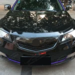 Fits Acura TL 2012-2014 Gloss Black Front Upper Grill/ Grille Molding Cover - Image 7