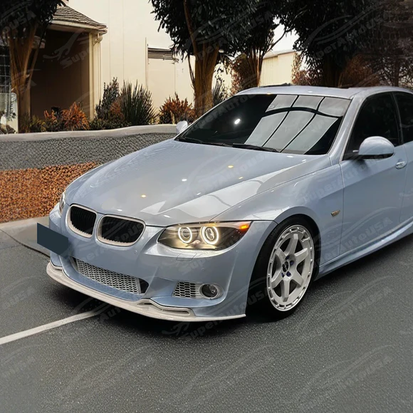 Fits BMW 3 Series E92/E93 LCI 2010–2013 Gloss Black M Sport Front Splitter Bumper Lip - Image 7