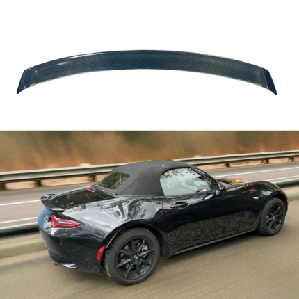 Fits 2016-2025 Mazda Miata MX5 ND Real Carbon Fiber Rear Trunk Spoiler Wing