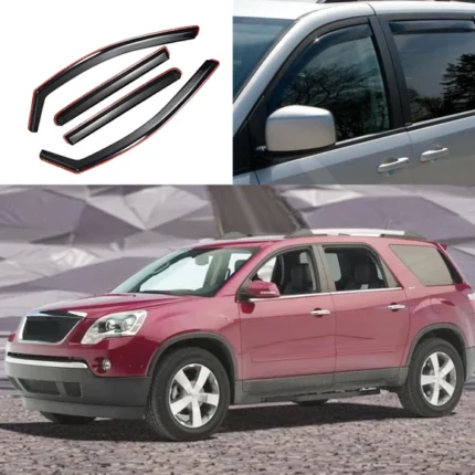 In-Channel Window Visor Rain Wind Sun Shade For GMC Acadia 2017-2023