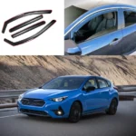 In-Channel Rain Guard Side Window Visor Vent Deflectors For Subaru Impreza 2017-2025