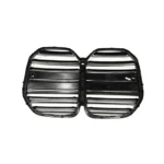 Compatible For 2021-2024 BMW 4 Series ABS Gloss Black Front Bumper Grille - Image 6