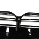 Compatible For 2021-2024 BMW 4 Series ABS Gloss Black Front Bumper Grille - Image 2