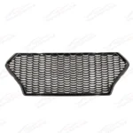 For 2018-2022 Accent Honeycomb Pattern Gloss Black Front Bumper Grille - Image 6