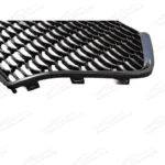 For 2018-2022 Accent Honeycomb Pattern Gloss Black Front Bumper Grille - Image 2