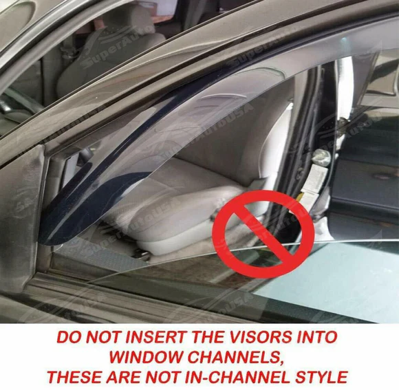 Carbon Fiber Print Trim Window Visor Shade Deflector For Subaru Forester 2014-2018 - Image 6
