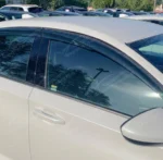 Black RAV4 3D Mugen Style Window Visors Rain Sun Wind Guards For 2019-2025 Toyota - Image 4