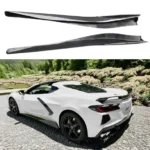 Fits 2020-2025 Chevrolet Corvette C8 Real Carbon Fiber Side Body Skirts