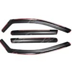 For 2020-2025 Chrysler Voyager In-Channel Window Rain Visor Vented Wind Guards Shade Deflectors - Image 3