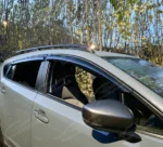 Carbon Fiber Print Trim Rain Guards Side Window Visors Vent Deflectors For Subaru Impreza 2017-2025 - Image 6