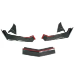 Real Carbon Fiber ZR1 Style Front Splitter Lip Spoiler Fits 2020-2025 Chevrolet Corvette C8 - Image 8