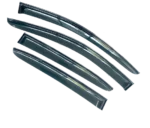 Fits 2022-2024 Toyota Tundra Crew Cab Carbon Fiber Print Trim Window Visors - Image 3