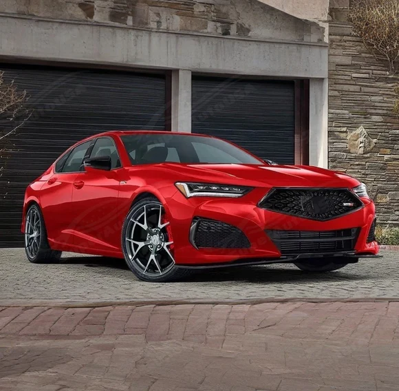 Fits Acura TLX 2021+ Type S Style Front Splitter Lip Spoiler Lower Bumper Lip - Image 6