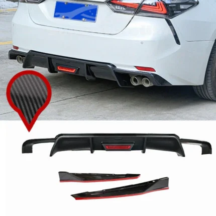 For Full Body Kit Set 4-iN-1 -LED Light Fits Toyota Camry 2018-2024