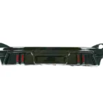Fits 2018-2023 BMW 5 Series G30 530i 530e 540i Sedan Rear Bumper Diffuser Lips Body Kits w/ LED Light - Image 2