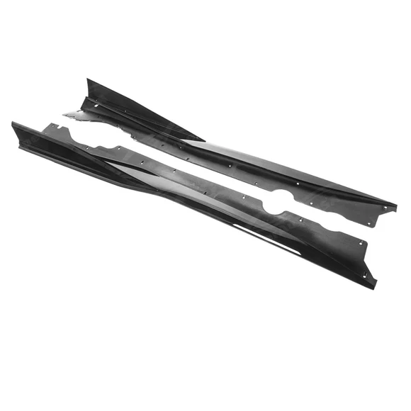 Fits 2020-2025 Chevrolet Corvette C8 Gloss Black 5VM Side Body Skirts - Image 8