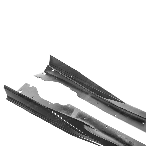 Fits 2020-2025 Chevrolet Corvette C8 Gloss Black 5VM Side Body Skirts - Image 6