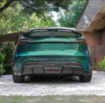 Real Carbon Fiber Rear Trunk Lip Spoiler Wing Fits Tesla Model Y 2020-2024 - Image 3