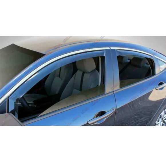 Black Window Visor Shade Deflector For Toyota Camry (2018-2024) - Image 2