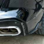 Fits 2019-2024 BMW X5 G05 Gloss Black Rear Diffuser Bumper lip with LED Break Light & Corner Splitters - Image 10