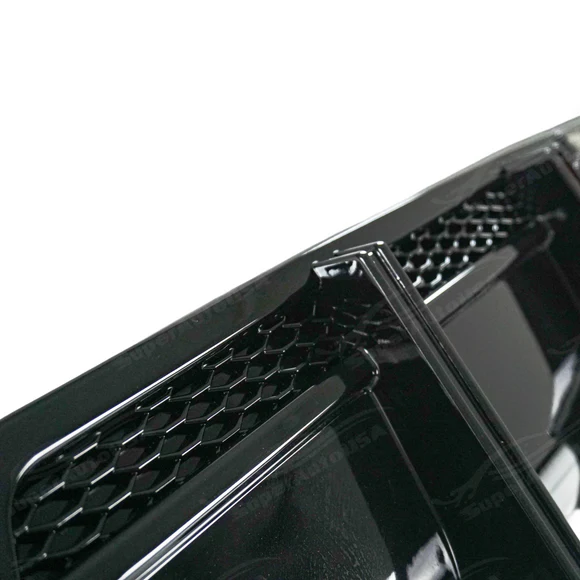 Fits 2019-2024 BMW X5 G05 Gloss Black Rear Diffuser Bumper lip with LED Break Light & Corner Splitters - Image 7