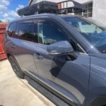 Fits 2019-2025 BMW X5 In-Channel Vented Rain Window Visors Sun Wind Snow Guards Side Deflectors - Image 4