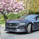 For 2024-2025 Ford Mustang PU Front Bumper Splitter Spoiler Lip 1pc - Image 7