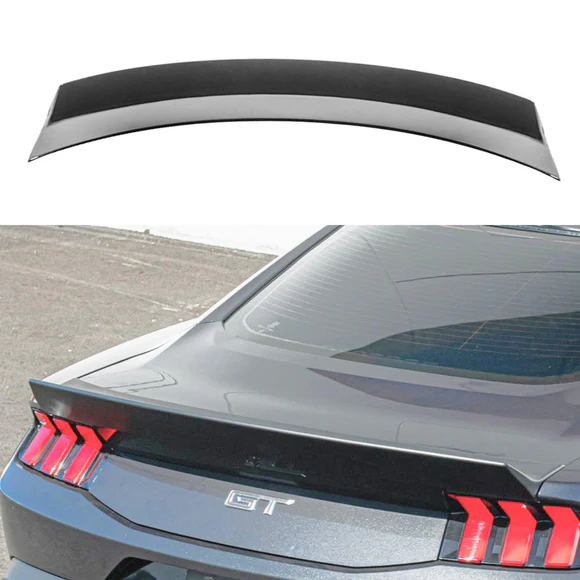 2024_Ford_Mustang_S650_Rear_Spoiler_Duckbill.webp Rear Spoiler Wing Duckbill Spoiler Black Fits 2024-2025 Ford Mustang S650 - Image 1