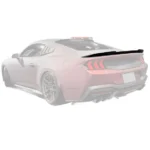Fits 2024-2025 Ford Mustang S650 Rear Trunk Lip Spoiler Wing Decklid Spoiler Gloss Black - Image 10