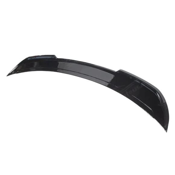Fits 2024-2025 Ford Mustang S650 Rear Trunk Lip Spoiler Wing Decklid Spoiler Gloss Black - Image 2