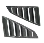 Real Carbon Fiber Side Quarter Window Louver For Ford Mustang 24-25