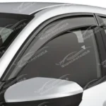 Dark Smoked Window Vent Rain Sun Visors Shade Deflector For Subaru Forester 2019-2025 - Image 4