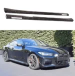 Fits 2021-2025 BMW 4 Series G22 G23 430i M440i Forged Carbon Fiber Side Body Skirts