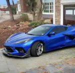 Real Carbon Fiber ZR1 Style Front Splitter Lip Spoiler Fits 2020-2025 Chevrolet Corvette C8 - Image 4