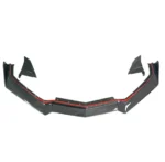 Real Carbon Fiber ZR1 Style Front Splitter Lip Spoiler Fits 2020-2025 Chevrolet Corvette C8 - Image 7