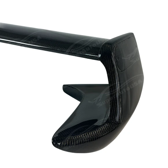 Fits 2020-2025 Toyota GR Supra Real Carbon Fiber Rear Trunk Lip Spoiler Wing - Image 5