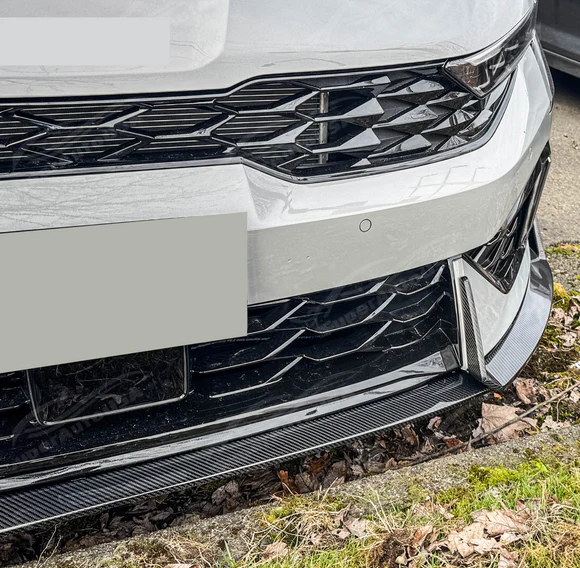 Fits KIA K5 2025+ Real Carbon Fiber Front Splitter Lip Spoiler Lower Bumper Lip - Image 2