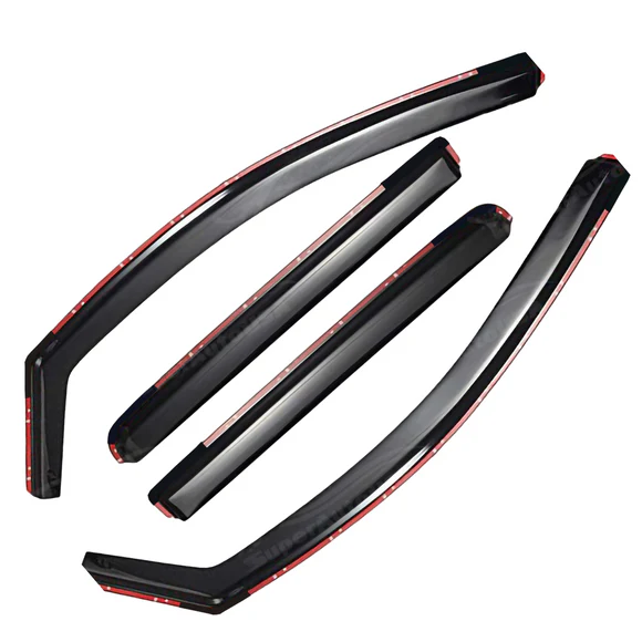 Fit 2022-2025 Nissan Frontier In-Channel Rain Guards Window Visors Sun Wind Snow Vent Side Deflectors - Image 6
