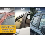 Fit 2022-2025 Nissan Frontier In-Channel Rain Guards Window Visors Sun Wind Snow Vent Side Deflectors - Image 8