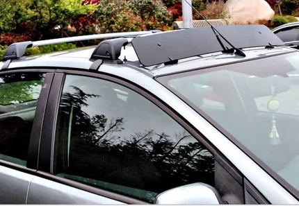 Fit 2017-2020 Jeep Compass Luggage Crossbar+Wind Deflector